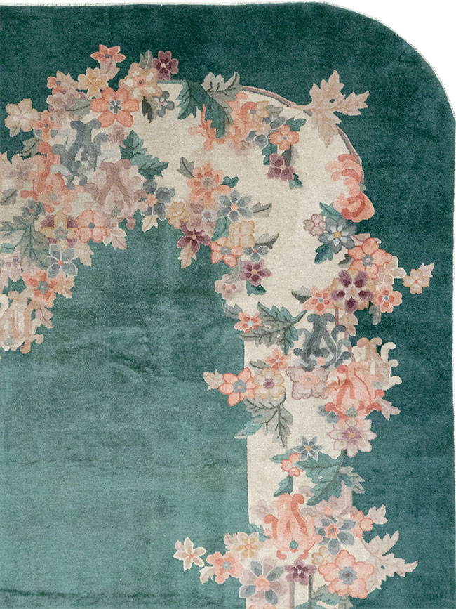 Vintage Chinese Art Deco Room Size Carpet, No.33001 - Staging
