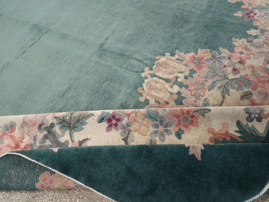 Vintage Chinese Art Deco Room Size Carpet, No.33001 - Staging