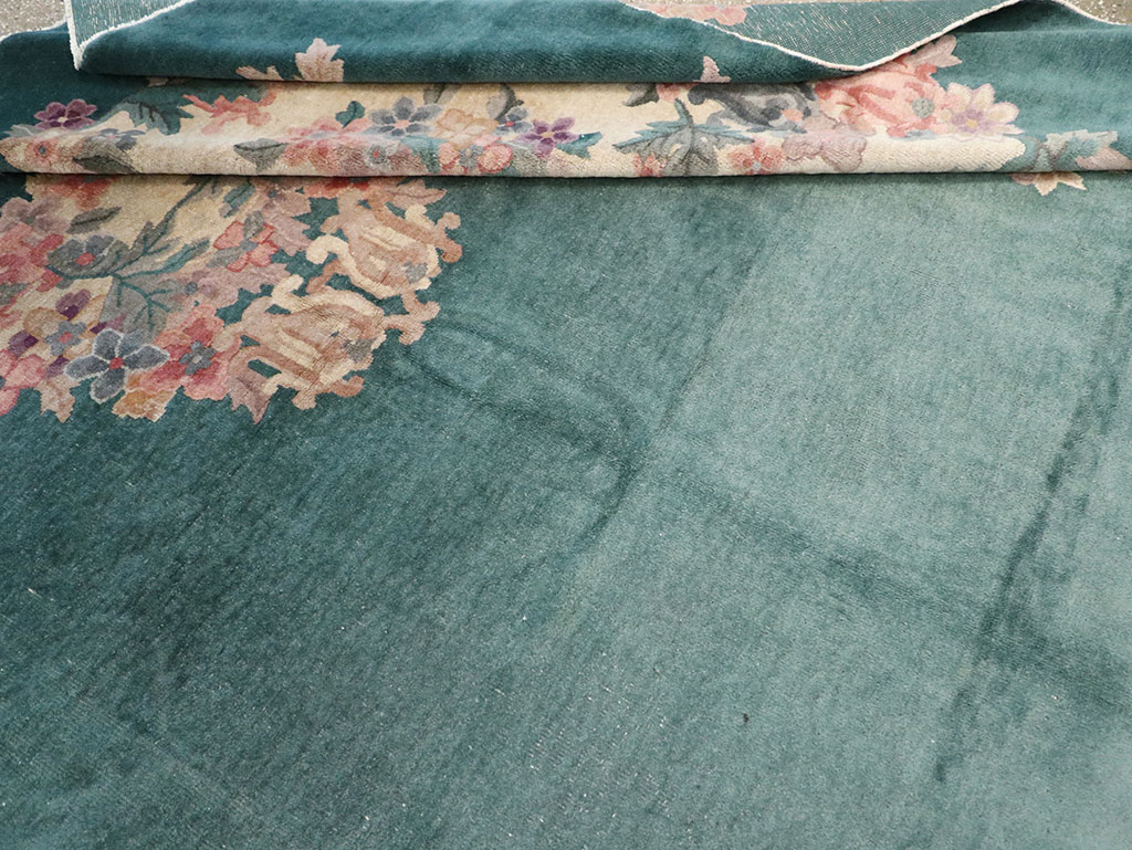 Vintage Chinese Art Deco Room Size Carpet, No.33001 - Staging
