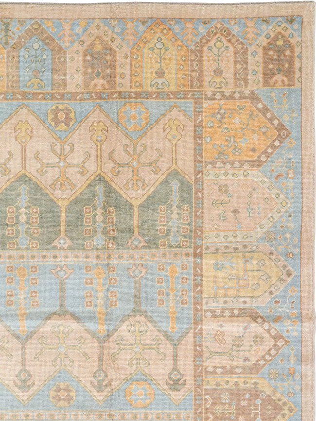Modern Turkish Anatolian Room Size Carpet, No.33009 - Staging