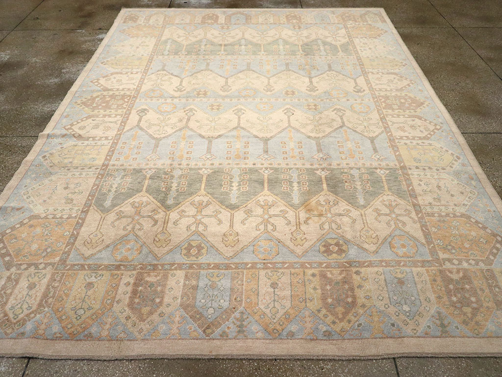Modern Turkish Anatolian Room Size Carpet, No.33009 - Staging
