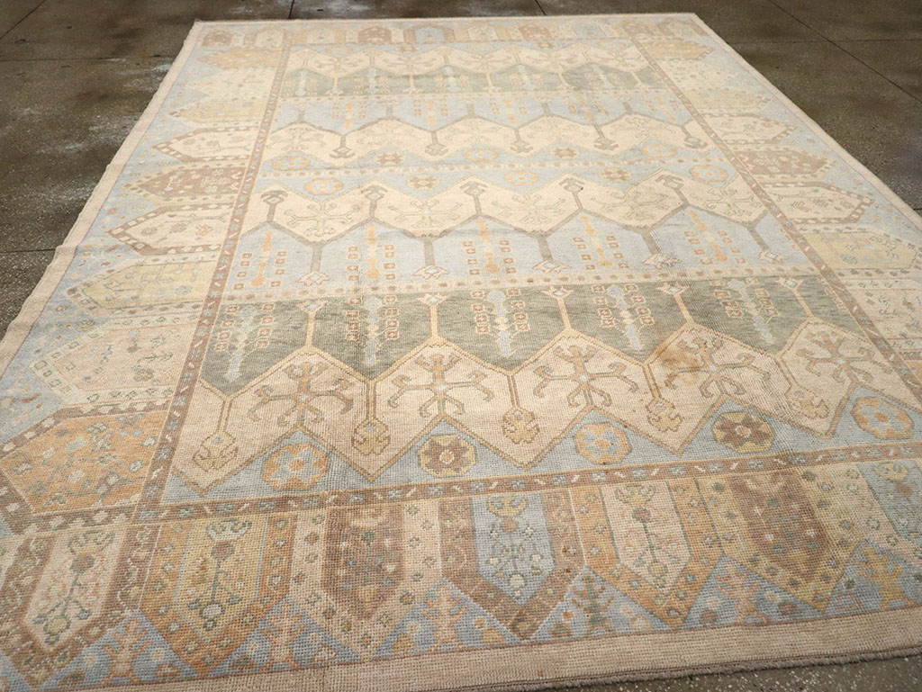 Modern Turkish Anatolian Room Size Carpet, No.33009 - Staging