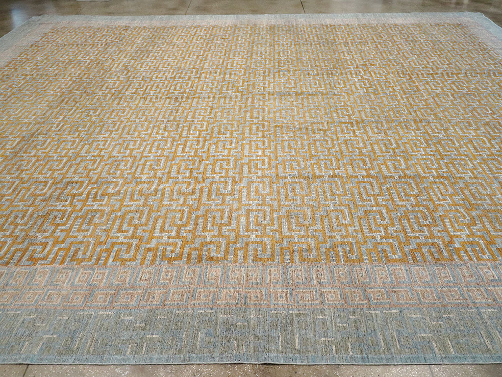 Modern East Turkestan Khotan Oversize Carpet, No.33012 - Staging