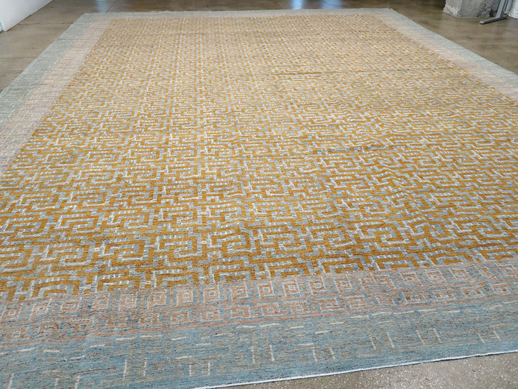 Modern East Turkestan Khotan Oversize Carpet, No.33012 - Staging