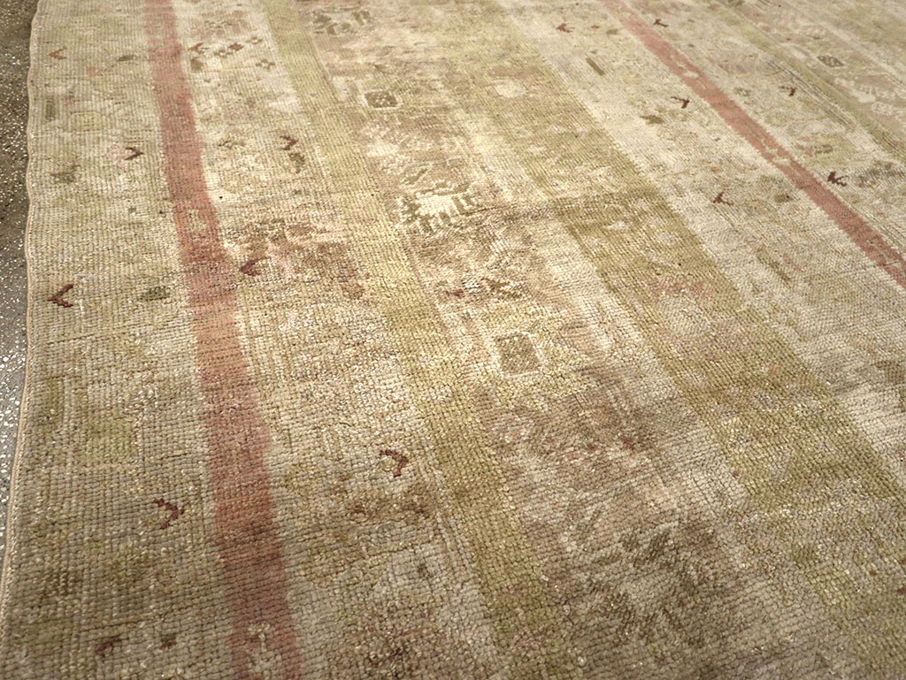 Antique Turkish Ghiordes Room Size Carpet, No.33020 - Staging