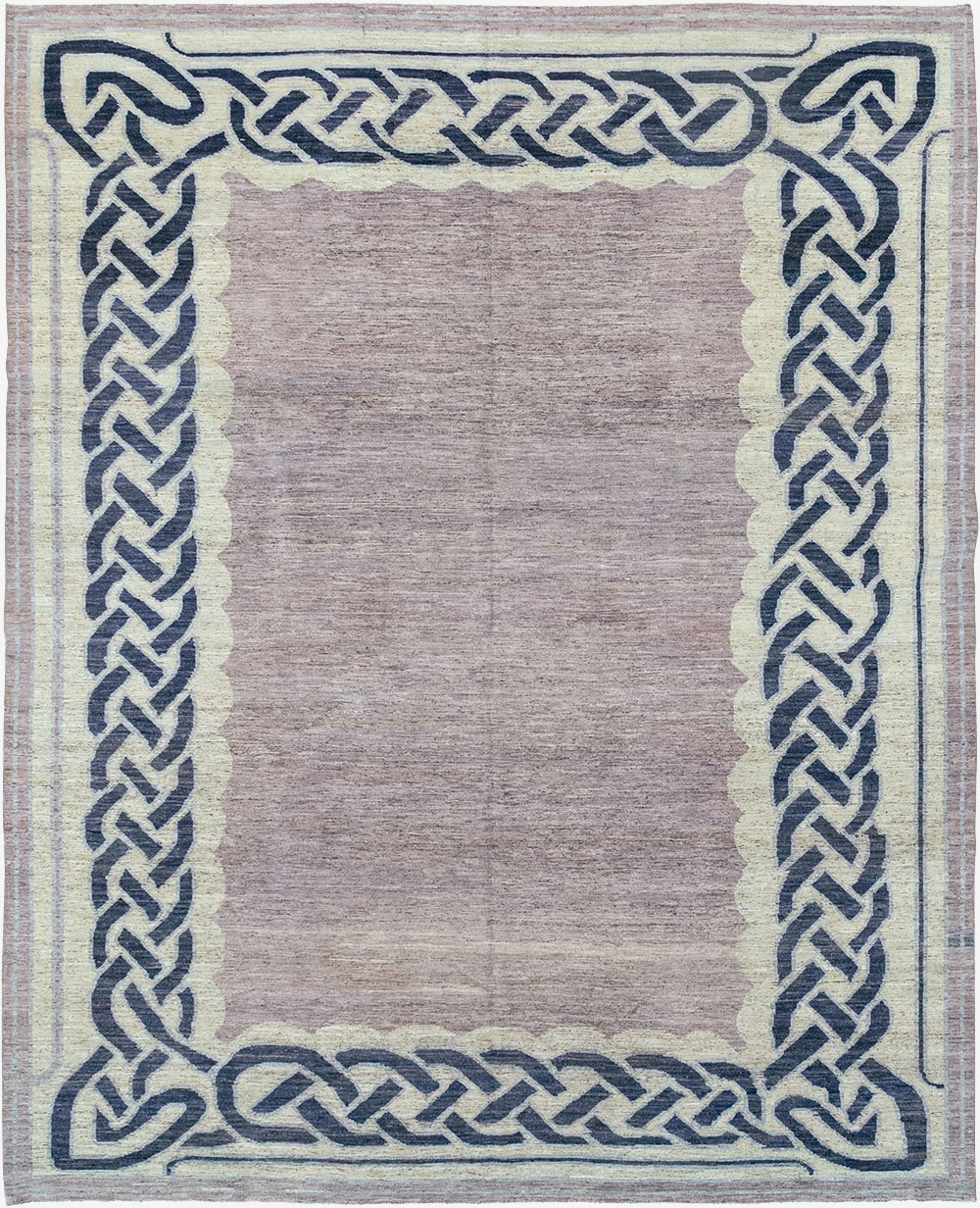 Modern East Turkestan Khotan Room Size Carpet, No.33030 - Staging