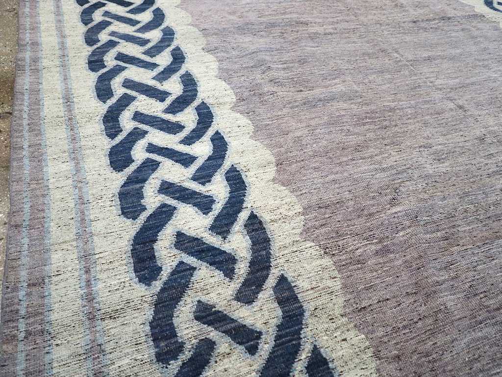 Modern East Turkestan Khotan Room Size Carpet, No.33030 - Staging