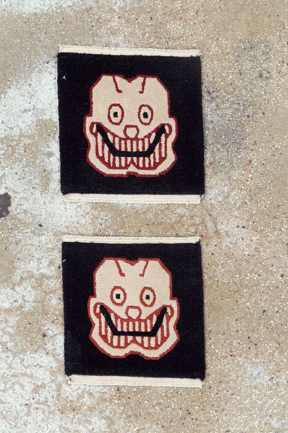 Vintage Tibetan Pictorial Rug (Pair: 2 of 2), No.33040 - Staging