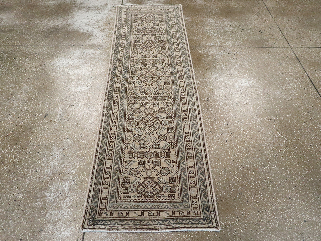 Vintage Persian Malayer Runner, No.33043 - Staging