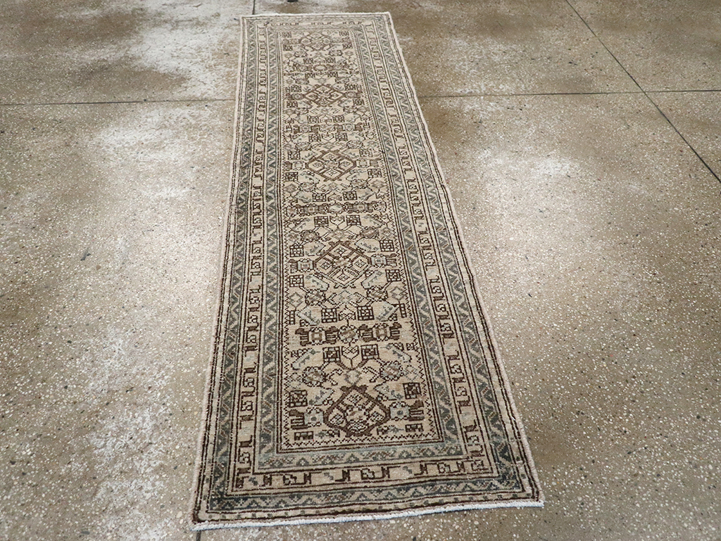 Vintage Persian Malayer Runner, No.33043 - Staging