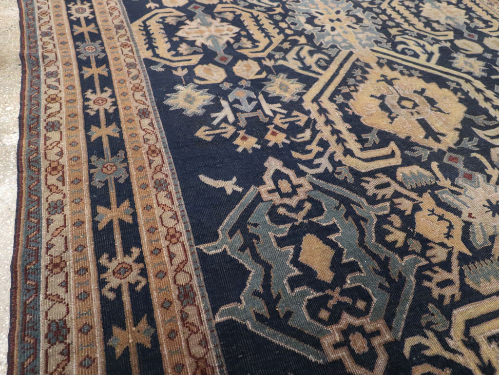 Vintage Indian Lahore Accent Rug, No.33046 - Staging