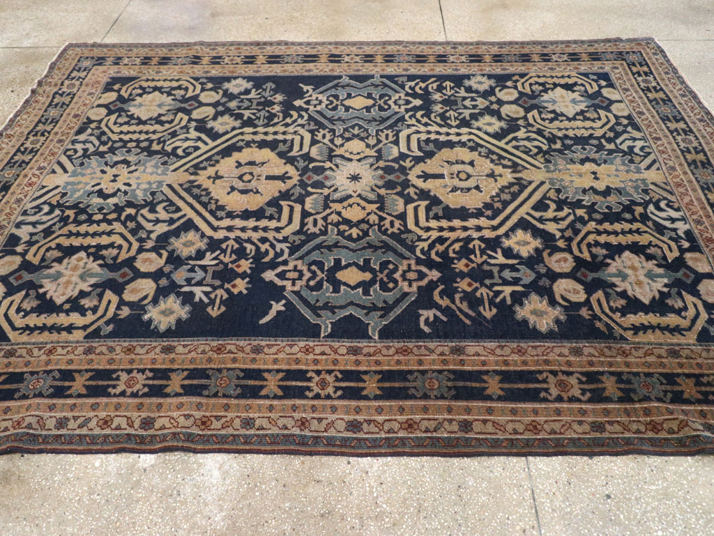Vintage Indian Lahore Accent Rug, No.33046 - Staging