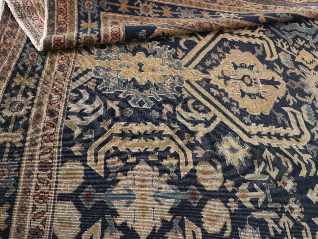 Vintage Indian Lahore Accent Rug, No.33046 - Staging