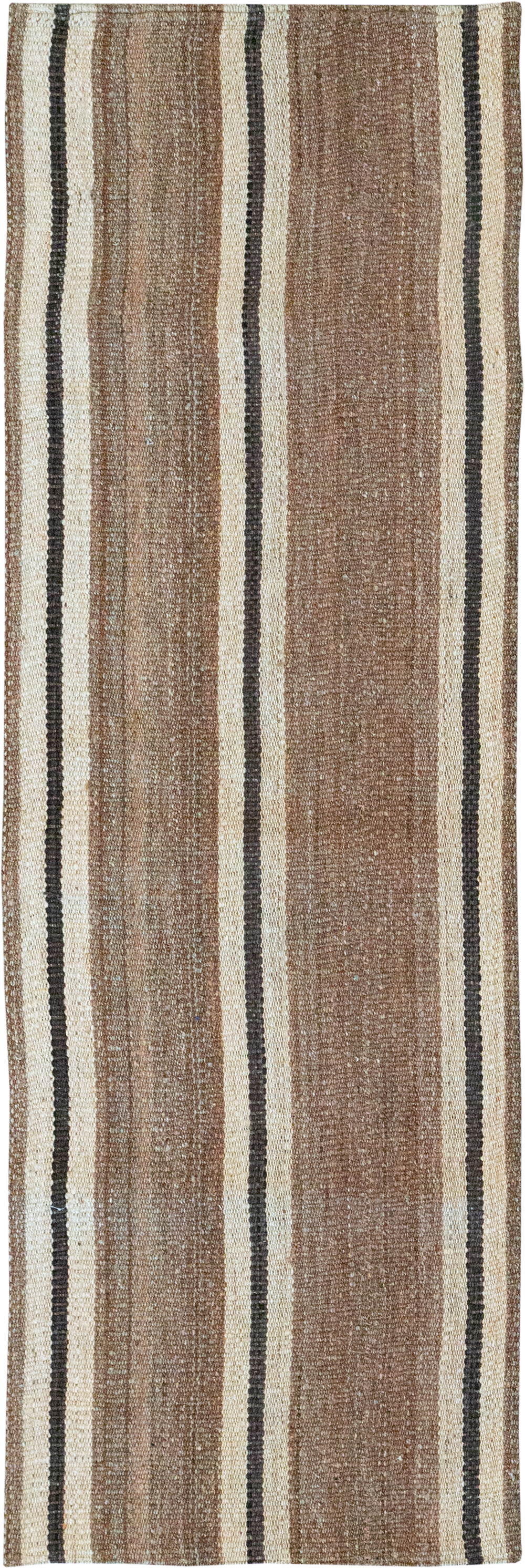 Vintage Turkish Flatweave Kilim Runner, No.33061 - Staging