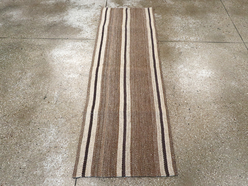 Vintage Turkish Flatweave Kilim Runner, No.33061 - Staging