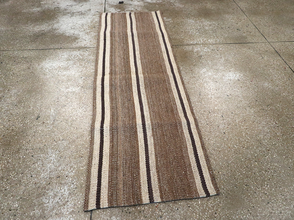 Vintage Turkish Flatweave Kilim Runner, No.33061 - Staging
