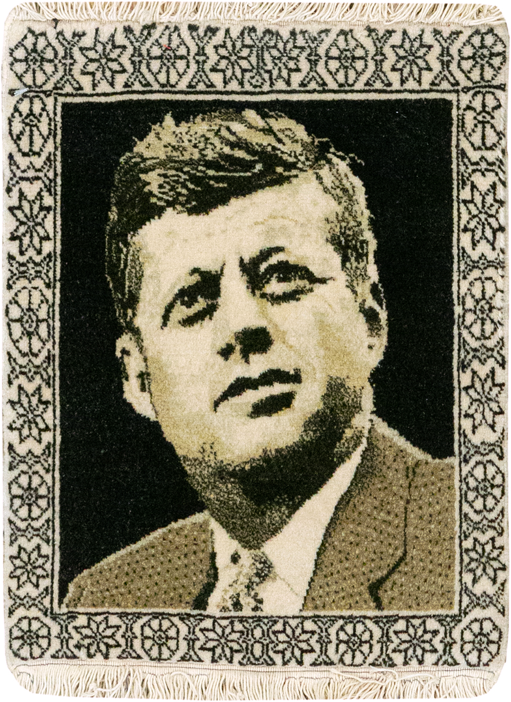 Vintage Persian Tabriz Pictorial Rug, No.33066 - Staging