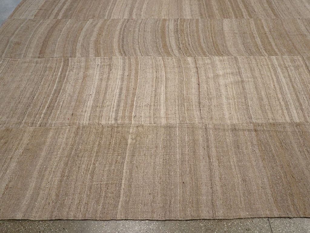 Vintage Turkish Flatweave Kilim Oversize Carpet, No.33086 - Staging