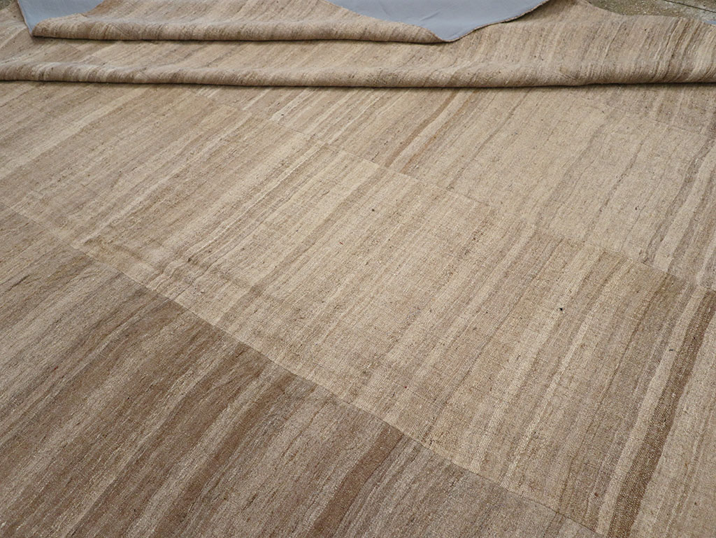 Vintage Turkish Flatweave Kilim Oversize Carpet, No.33086 - Staging