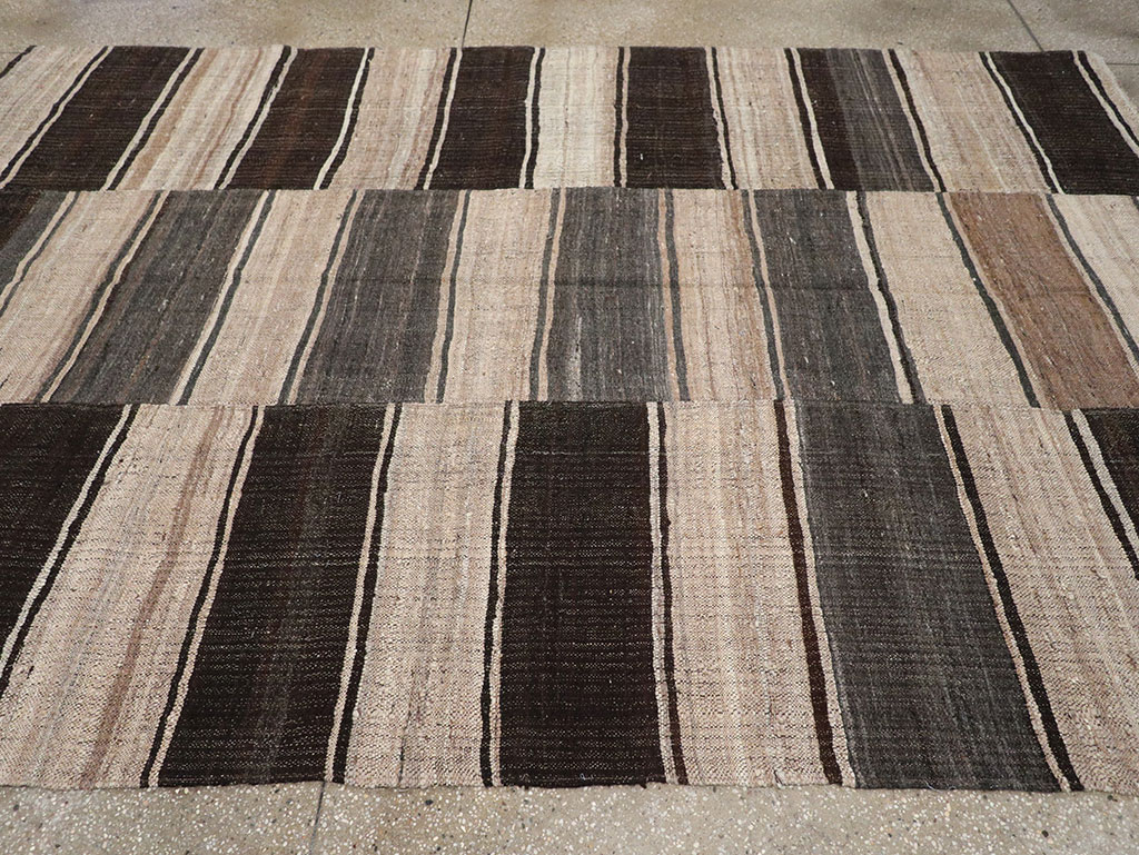 Vintage Turkish Flatweave Kilim Accent Rug, No.33091 - Staging