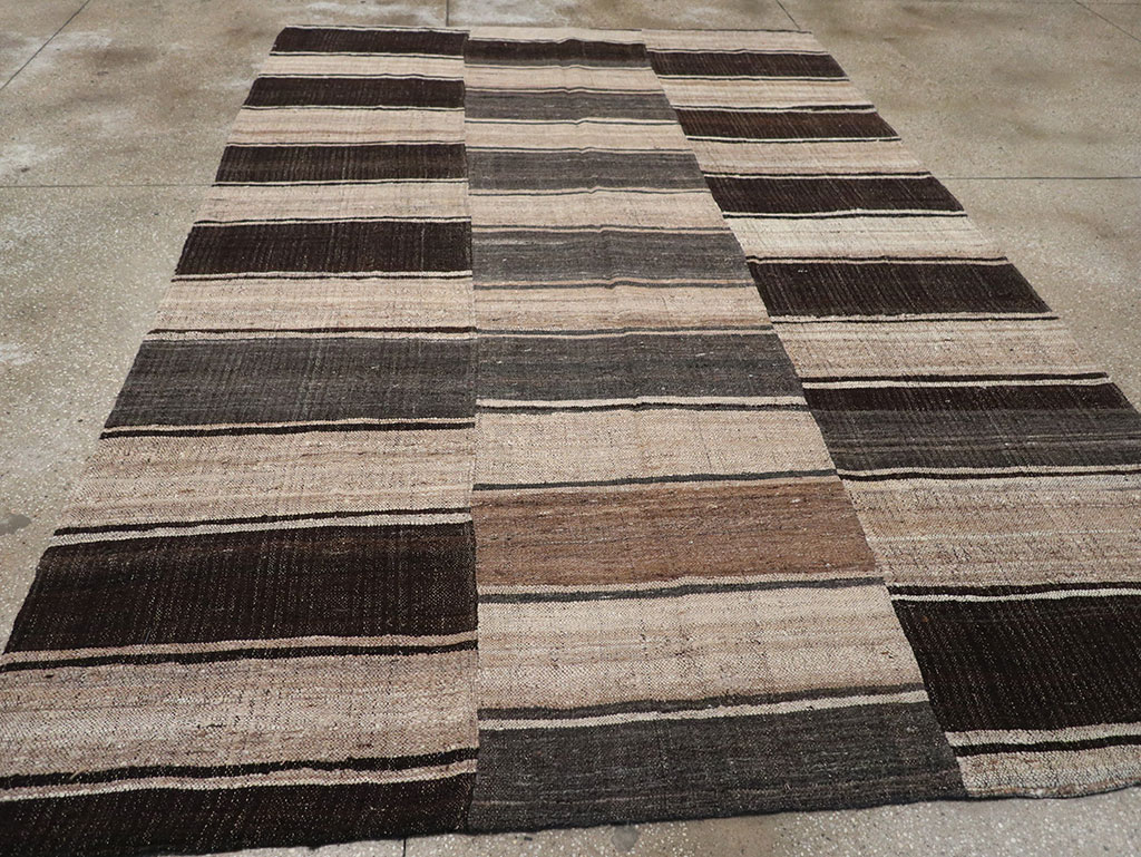 Vintage Turkish Flatweave Kilim Accent Rug, No.33091 - Staging