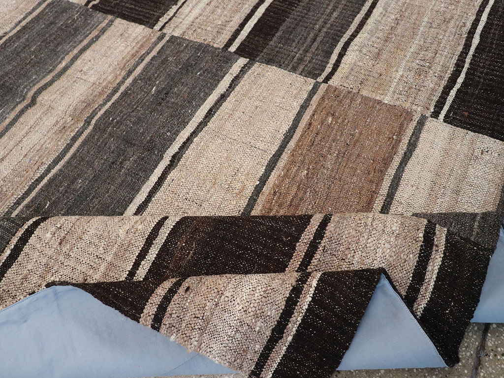 Vintage Turkish Flatweave Kilim Accent Rug, No.33091 - Staging