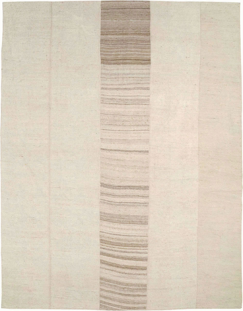 Vintage Turkish Flatweave Kilim Room Size Carpet, No.33096 - Staging