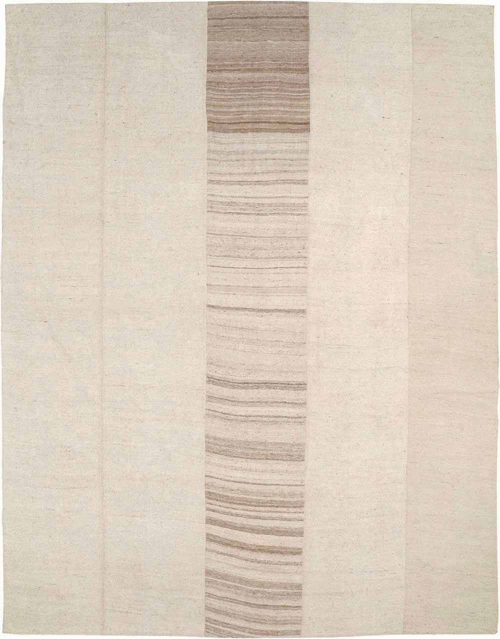 Vintage Turkish Flatweave Kilim Room Size Carpet, No.33096 - Staging