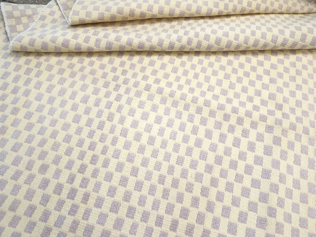 Vintage Turkish Flatweave Kilim Room Size Carpet, No.33112 - Staging