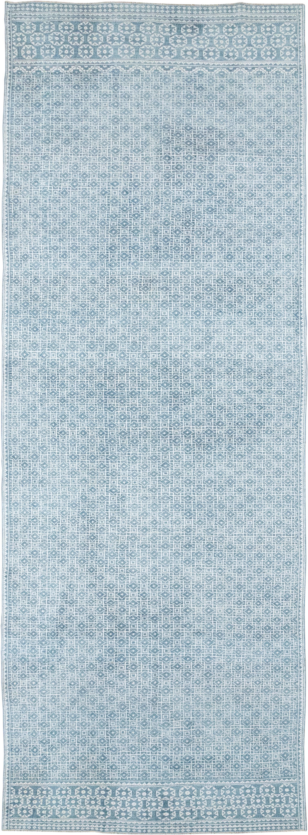 Vintage Turkish Flatweave Kilim Long and Narrow, No.33113 - Staging