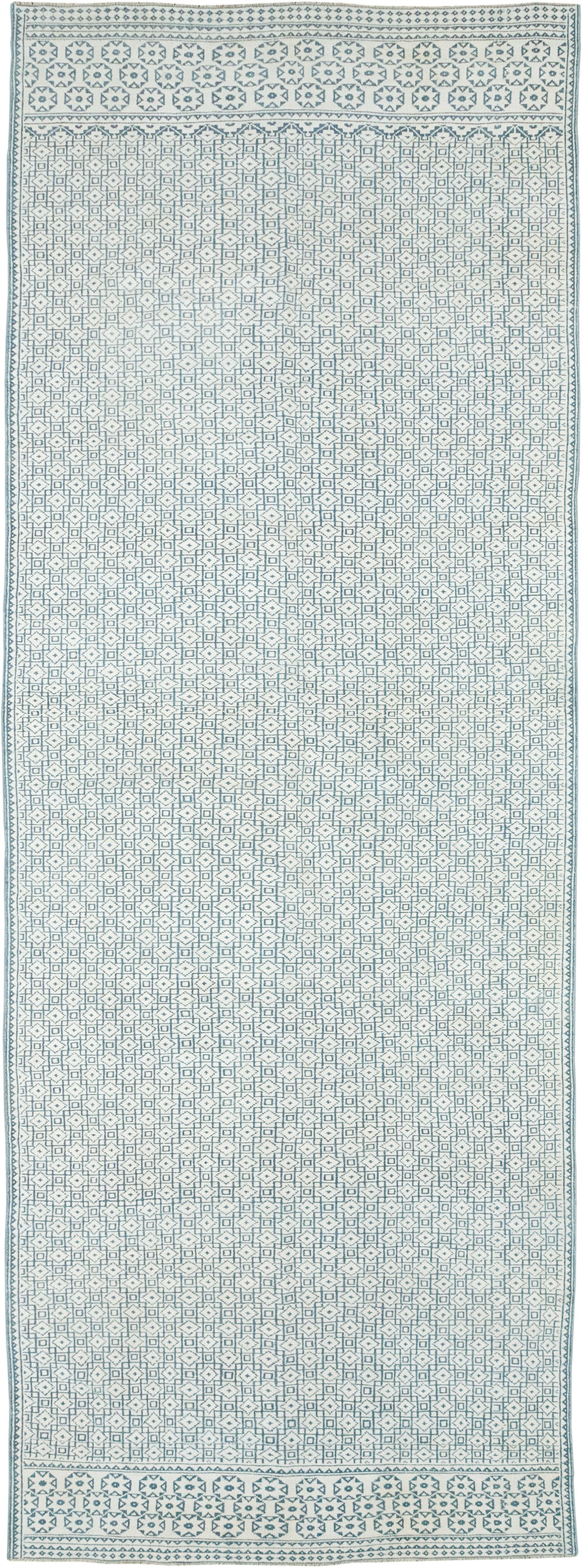 Vintage Turkish Flatweave Kilim Long and Narrow, No.33113 - Staging