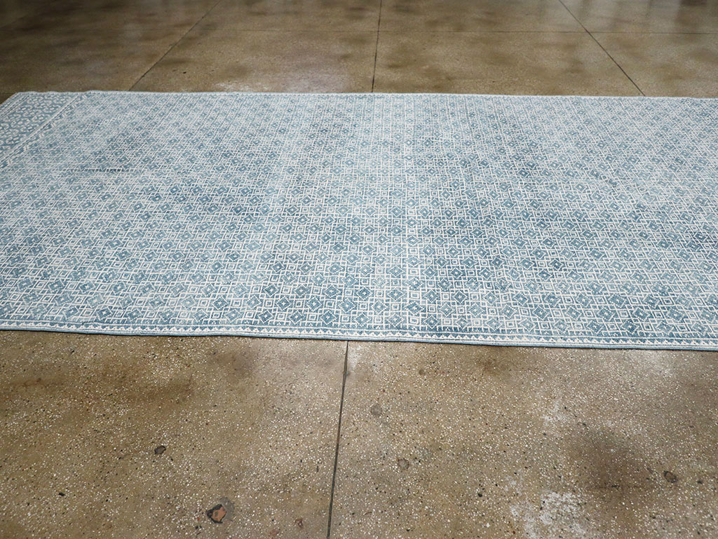 Vintage Turkish Flatweave Kilim Long and Narrow, No.33113 - Staging