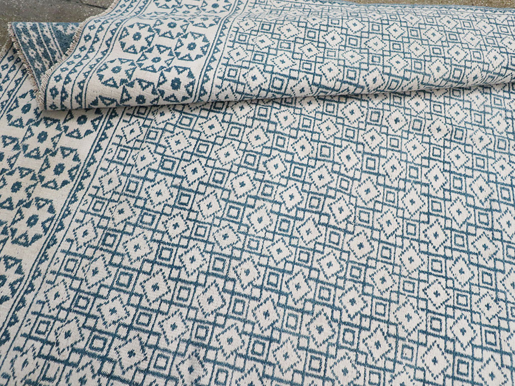 Vintage Turkish Flatweave Kilim Long and Narrow, No.33113 - Staging