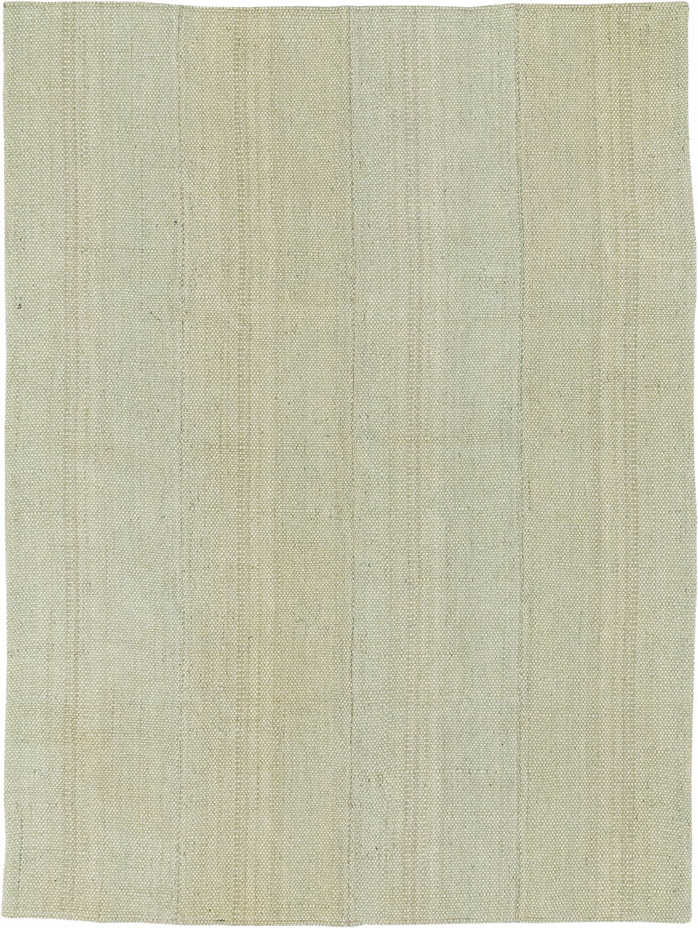 Modern Turkish Flatweave Accent Carpet, No.33115 - Staging