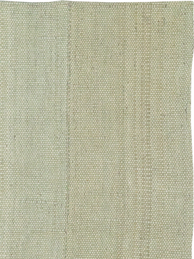 Modern Turkish Flatweave Accent Carpet, No.33115 - Staging