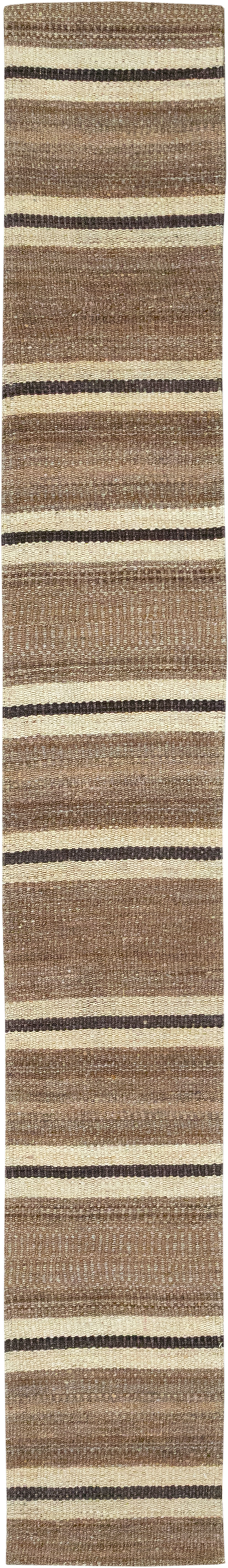 Vintage Turkish Flatweave Kilim Runner, No.33125 - Staging