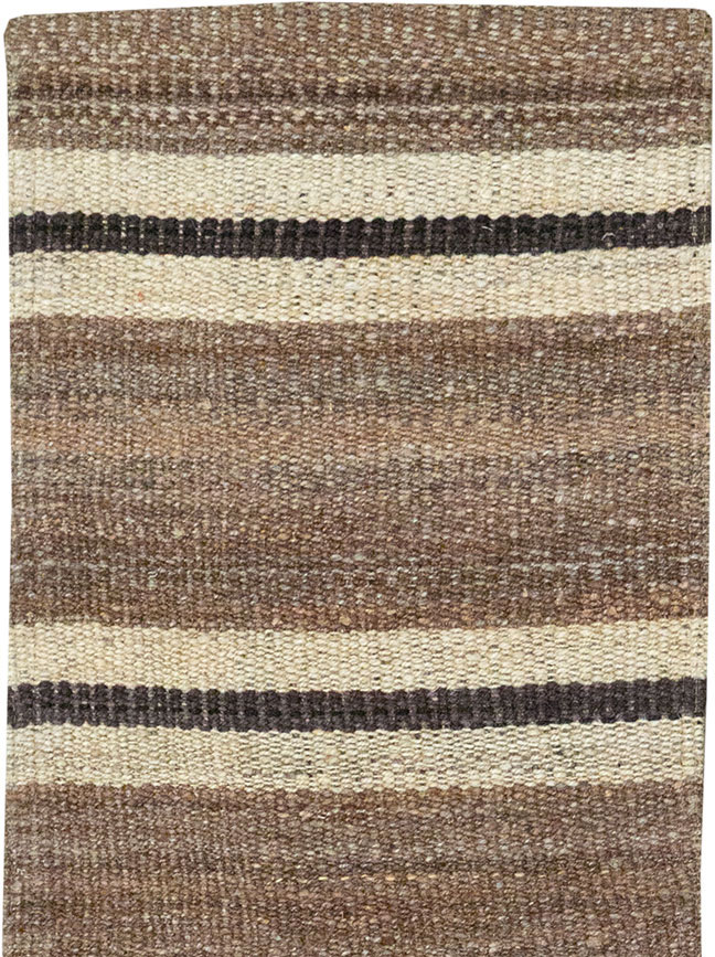 Vintage Turkish Flatweave Kilim Runner, No.33125 - Staging