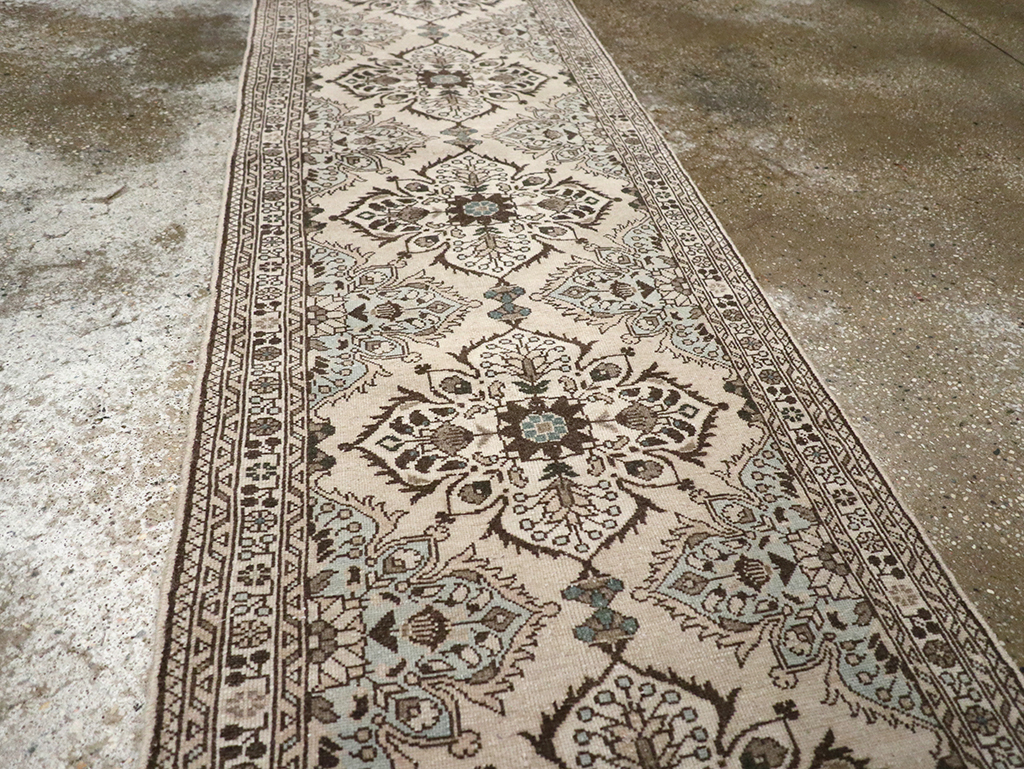 Vintage Persian Malayer Long Runner, No.33136 - Staging