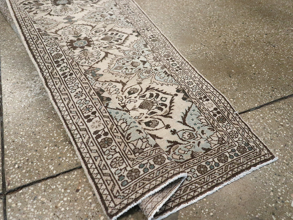 Vintage Persian Malayer Long Runner, No.33136 - Staging