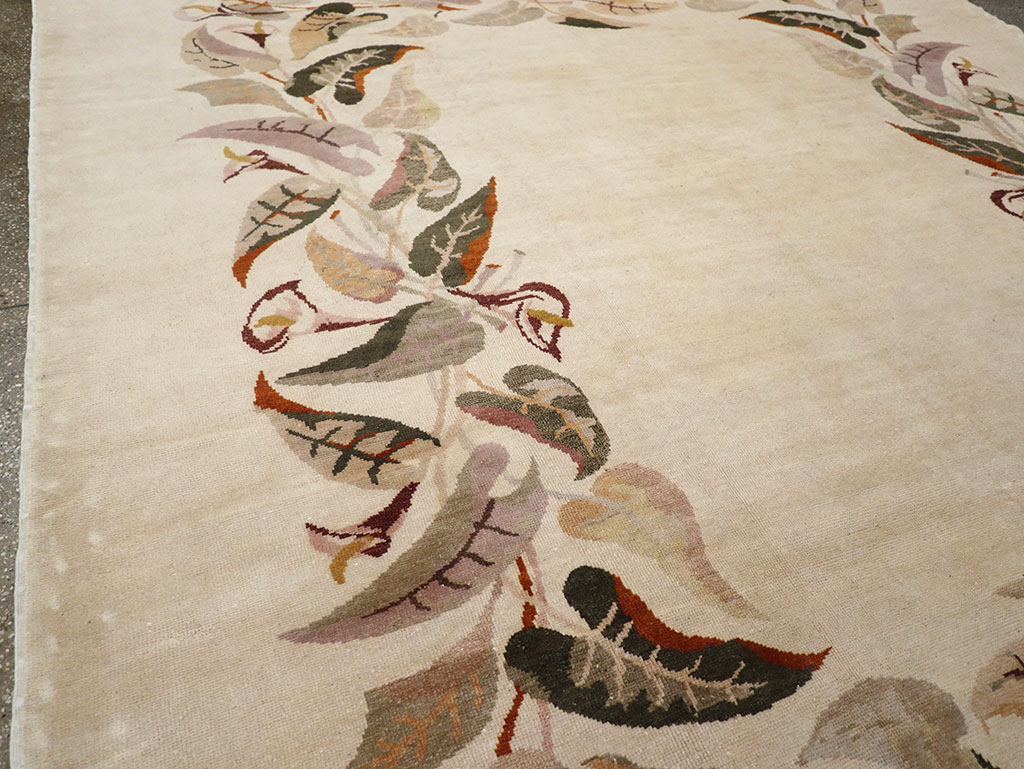 Mid-20th Century Art Deco Carpet By Olga Fisch, No.33138 - Staging