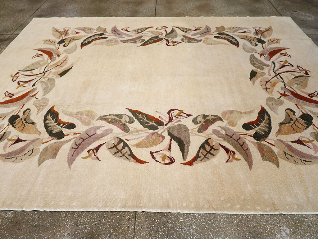 Mid-20th Century Art Deco Carpet By Olga Fisch, No.33138 - Staging