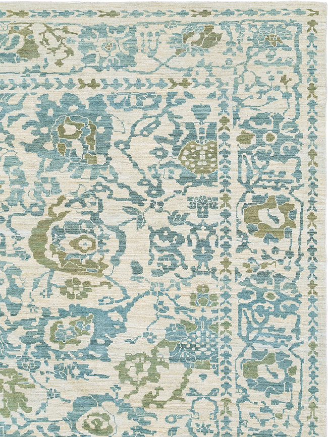 Modern Persian Sultanabad Large Room Size Carpet, No.33139 - Staging