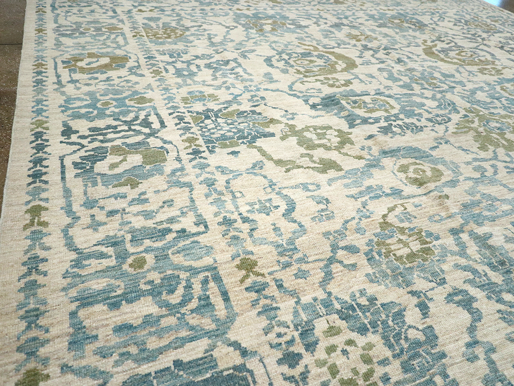 Modern Persian Sultanabad Large Room Size Carpet, No.33139 - Staging