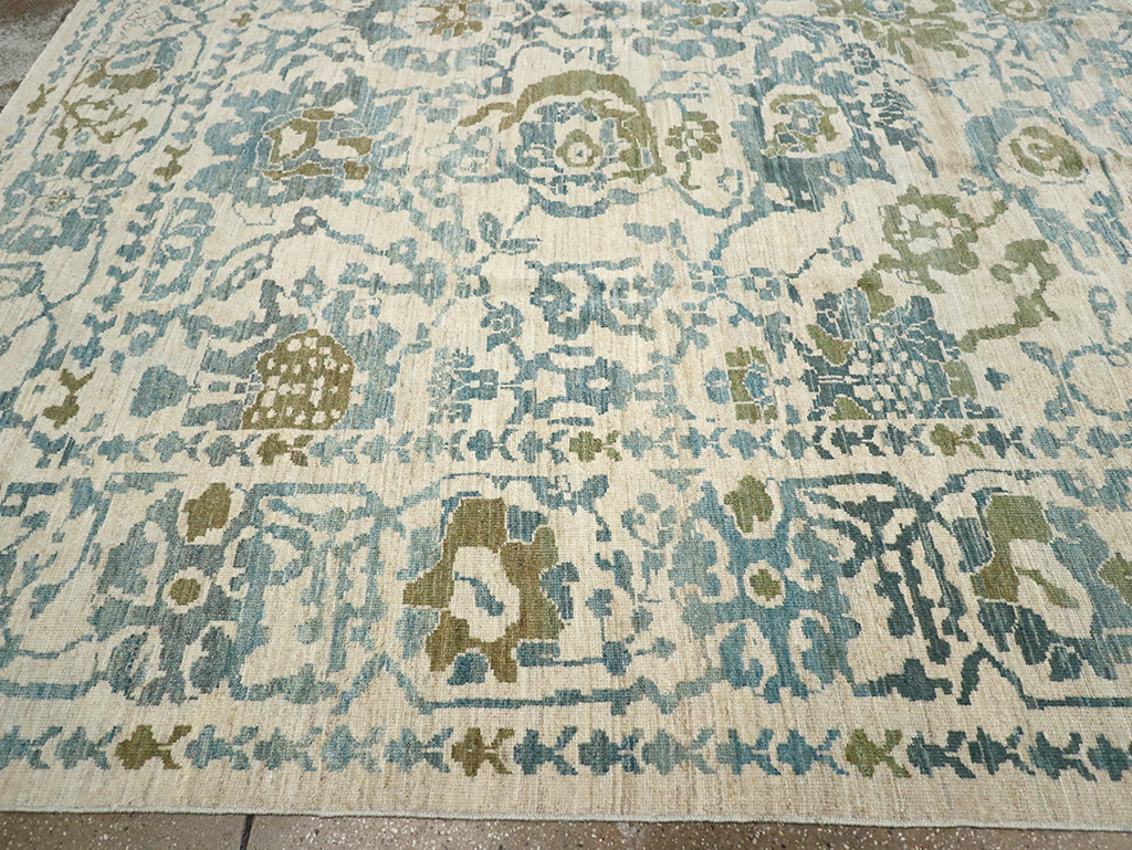 Modern Persian Sultanabad Large Room Size Carpet, No.33139 - Staging