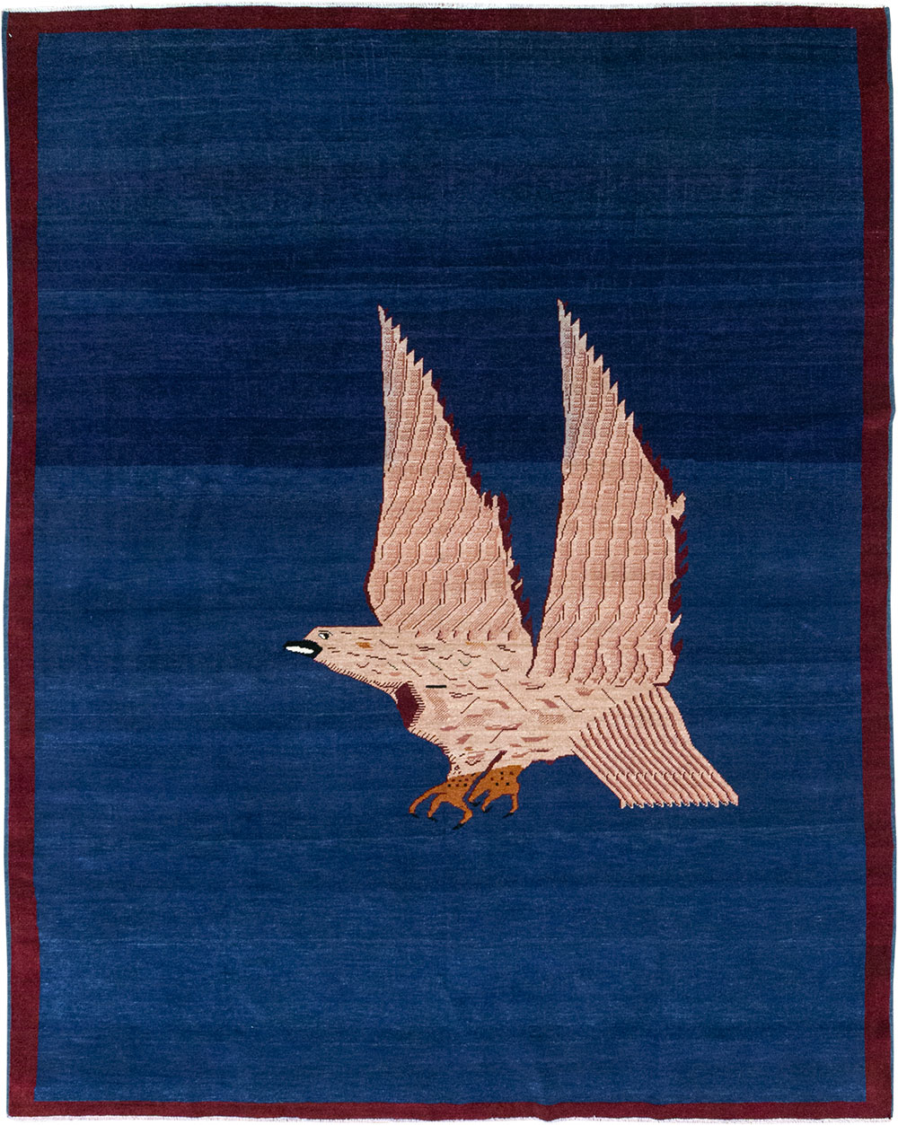 Vintage Turkish Pictorial Room Size Carpet, No.33143 - Staging