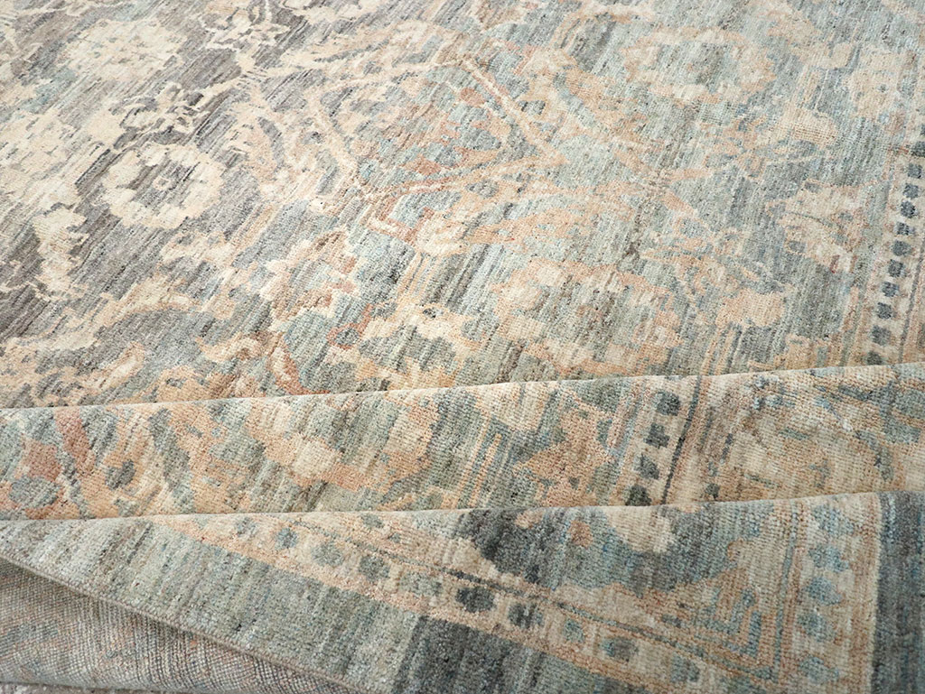 Modern Persian Mahal Room Size Carpet, No.33147 - Staging