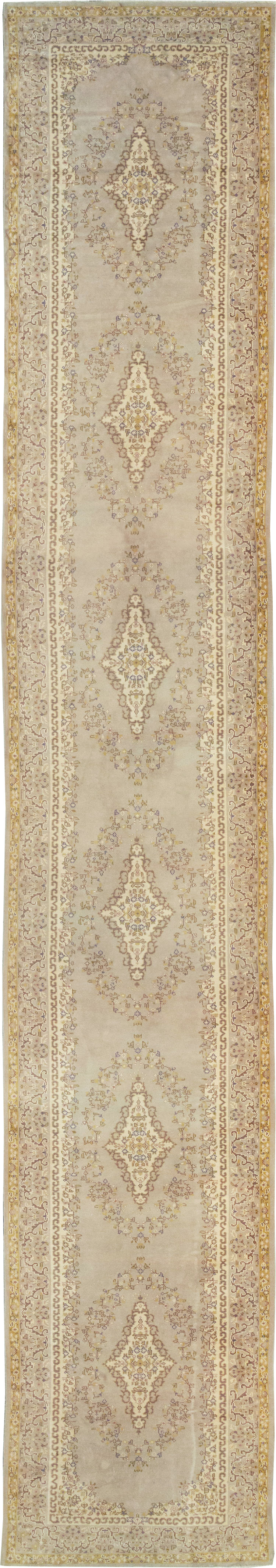 Vintage Turkish Anatolian Long Runner, No.33161 - Staging