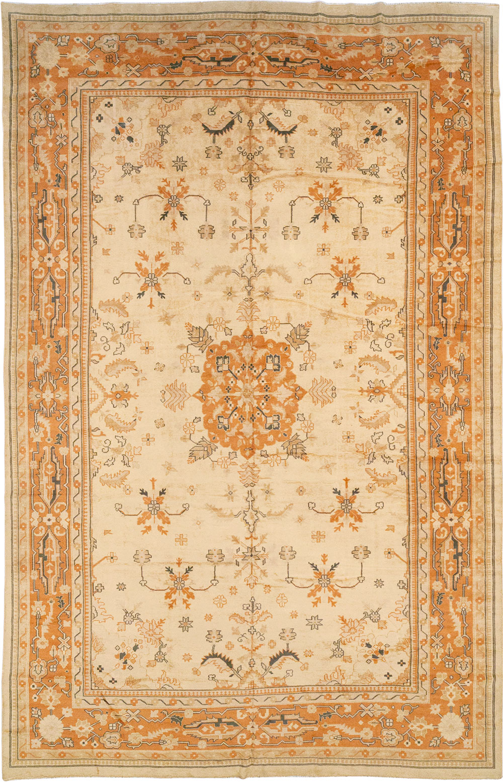 Vintage Turkish Anatolian Large Carpet, No.33162 - Staging