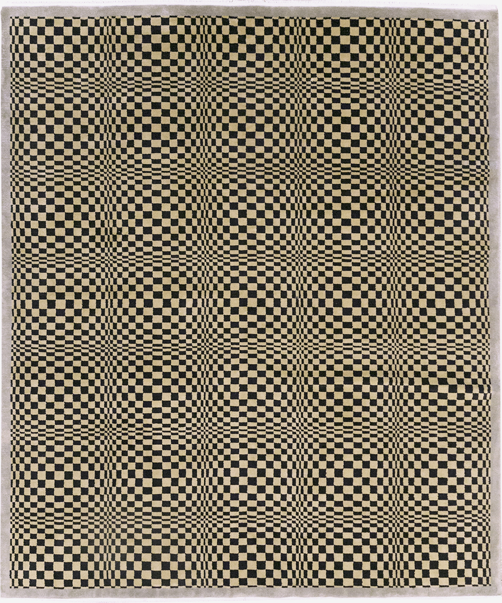 Modern Tibetan Art Deco Room Size Carpet, No.33164 - Staging