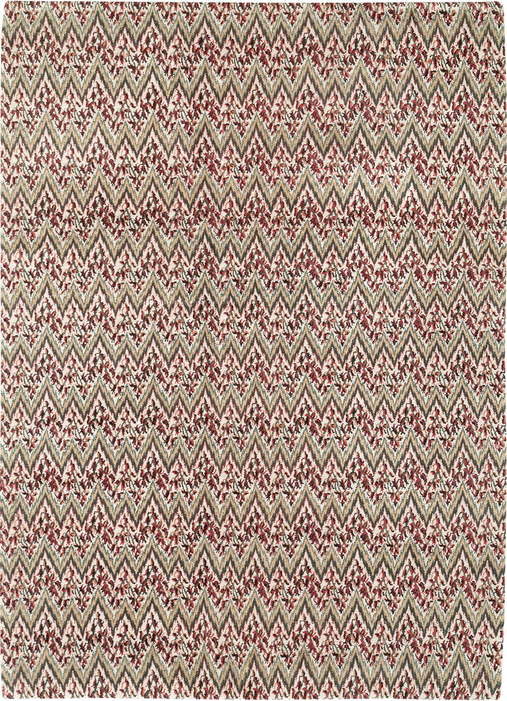 Modern Tibetan Accent Rug, No.33165 - Staging